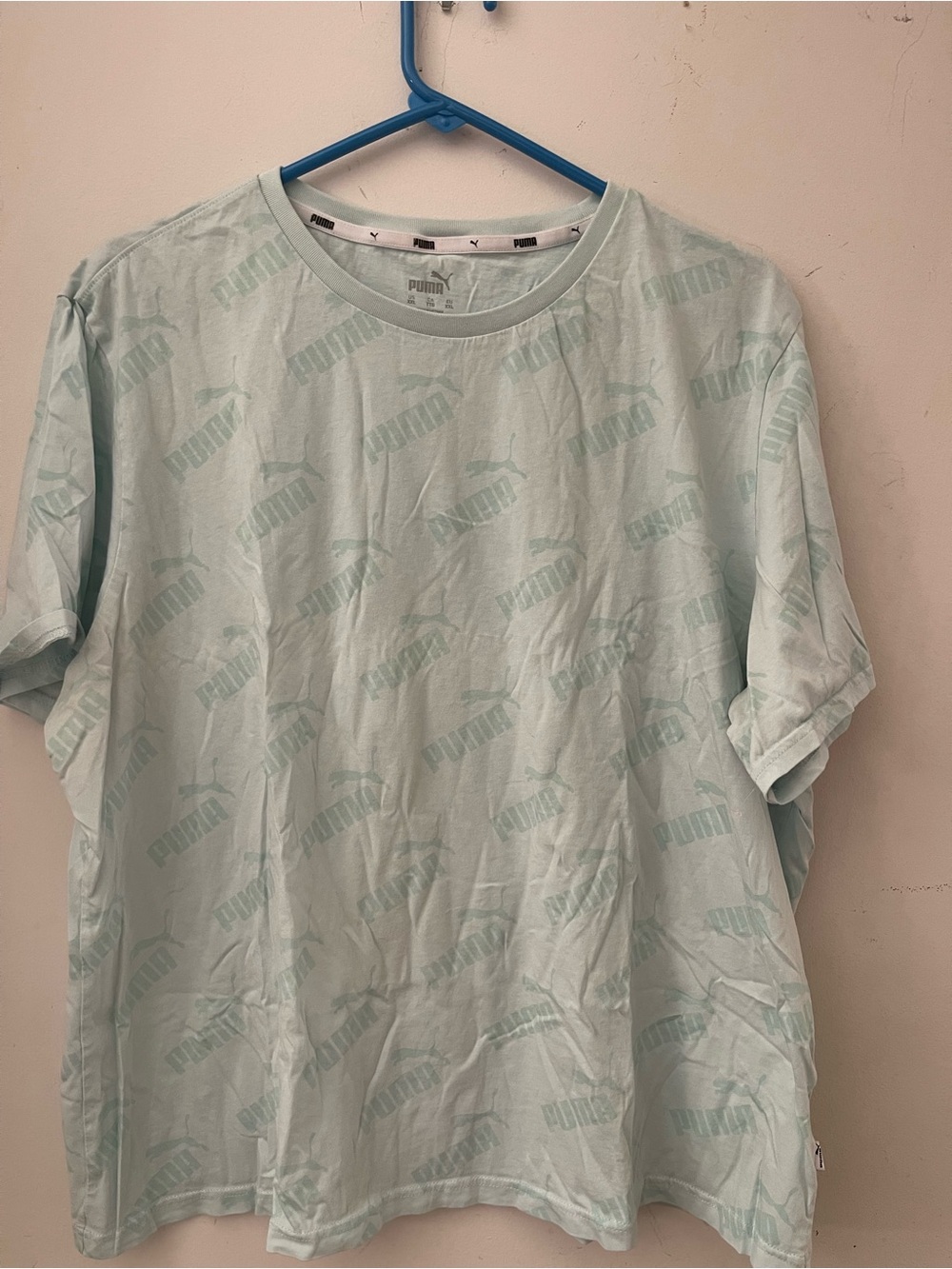 Puma Women’s Light Mint Logo Tee XXL